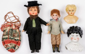 TWO DOLLS<br>Two dolls to incl