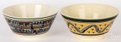 TWO DON CARPENTIER MOCHA BOWLS