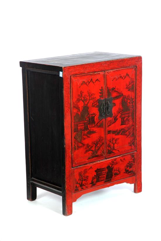 TWO DOOR CABINET .  China  probably