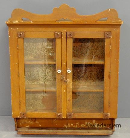 Two-door hanging cupboard late 19th