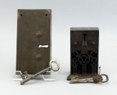 TWO DOOR/COFFER LOCKS WITH KEY