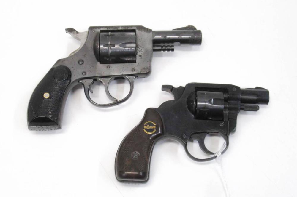 TWO DOUBLE ACTION 22 CALIBER
