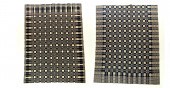 TWO DOUBLE WOVEN COVERLETS.  A