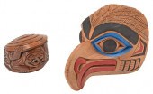 TWO DOUG LAFORTUNE SALISH CARV