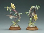 Two Doughty bird figurines: Be