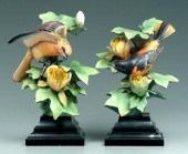 Two Doughty bird figurines: ma