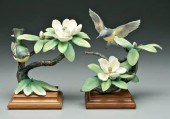 Two Doughty bird figurines: pa