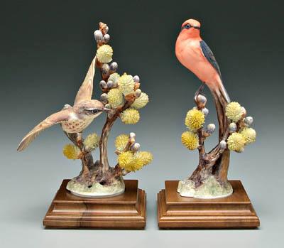 Two Doughty bird figurines: