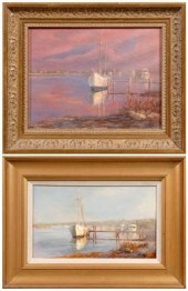 Two Douglas Grier paintings (E