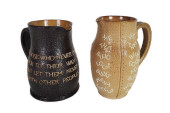 TWO DOULTON & SLATERS WHIMSICA