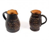 Two Doulton stoneware jugs, th