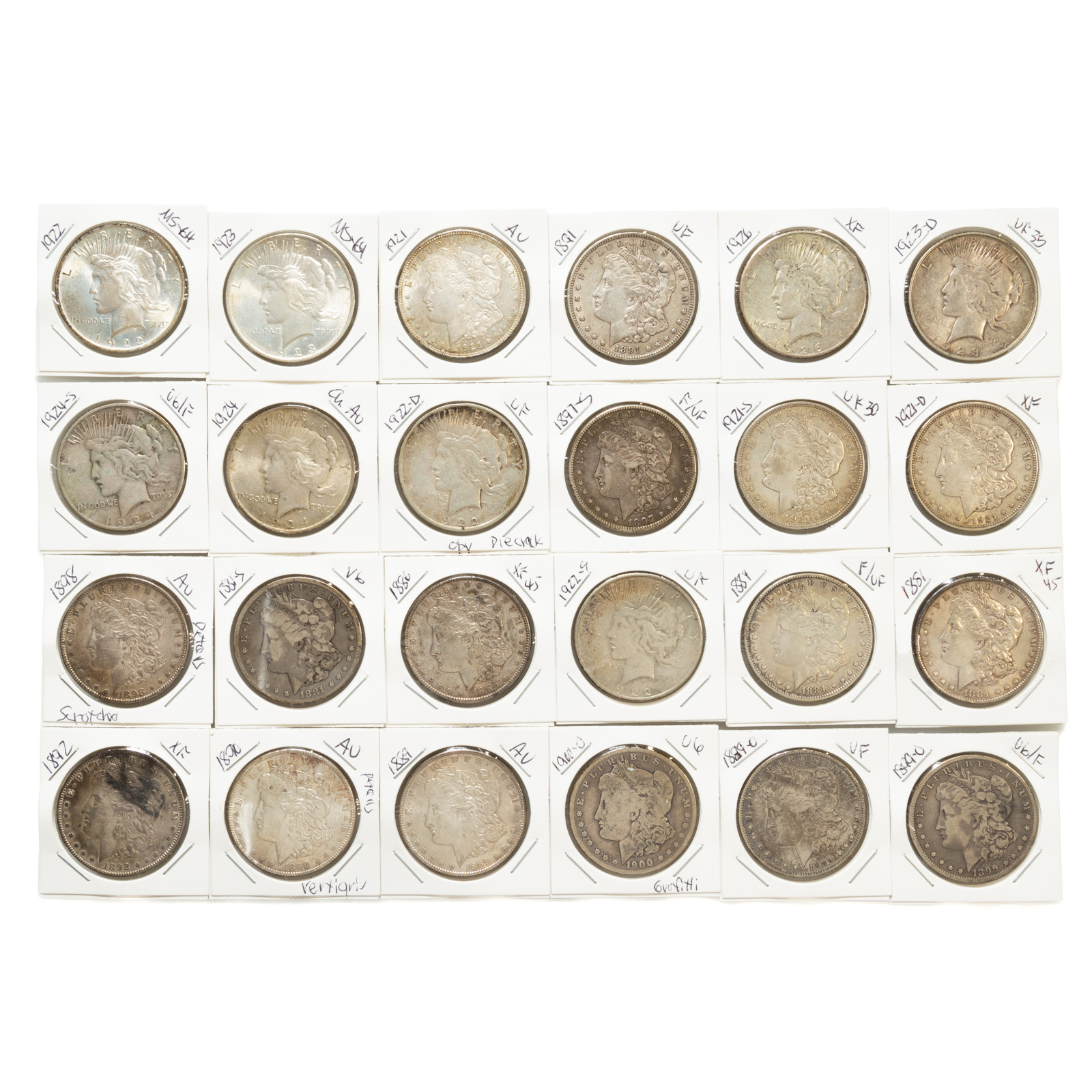 TWO DOZEN DIFFERENT SILVER