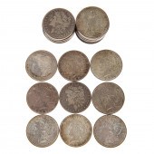 TWO DOZEN SILVER DOLLARS Morga