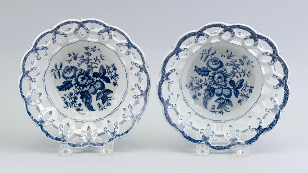 TWO DR. WALL WORCESTER PORCELAIN