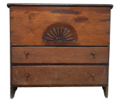 TWO DRAWER BLANKET CHEST, AMER
