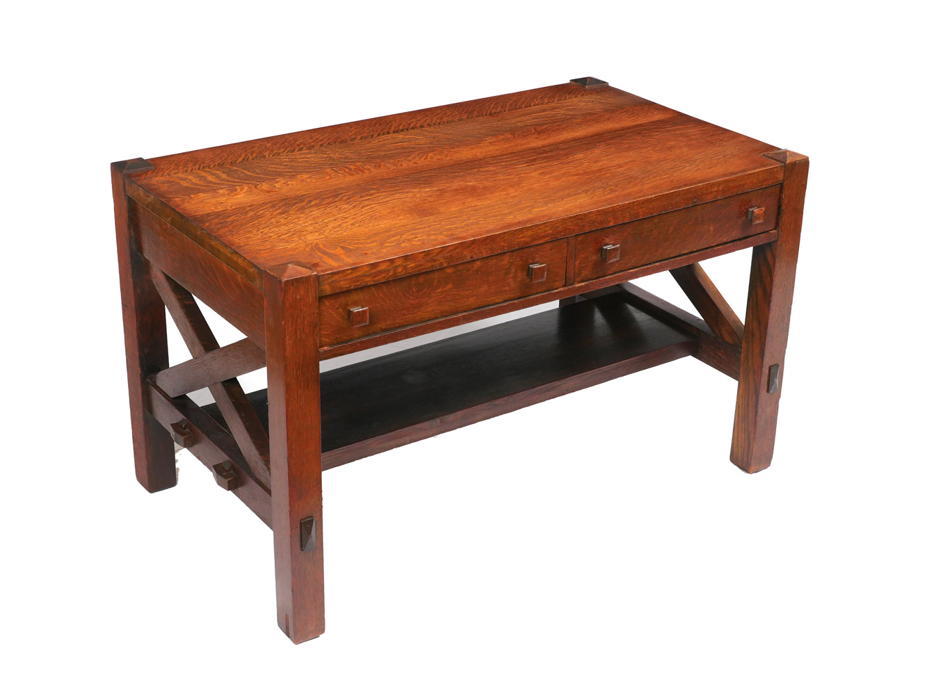 TWO DRAWER MISSION ARTS AND