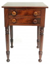 TWO DRAWER STAND, AMERICAN, EA