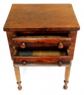 TWO DRAWER STAND, AMERICAN, LA