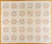 TWO DRESDEN PLATE QUILTS, EARL