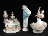 Two Dresden porcelain figurine