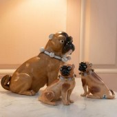TWO DRESDEN PORCELAIN MODELS O