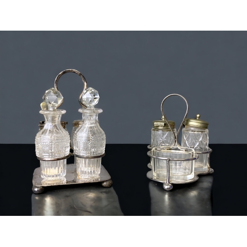 TWO DRESSER STYLE SILVER PLATE