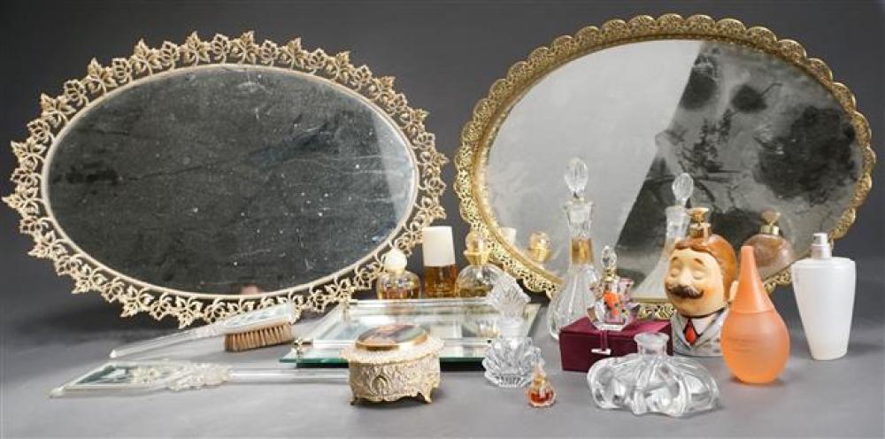 TWO DRESSER TRAYS AND COLLECTION