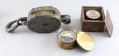 TWO DRYCARD COMPASSES AND A BL