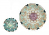 TWO DUBAN-CHRISTEL LIMOGES BOW