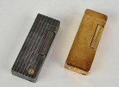 TWO DUNHILL VINTAGE FLINT LIGH