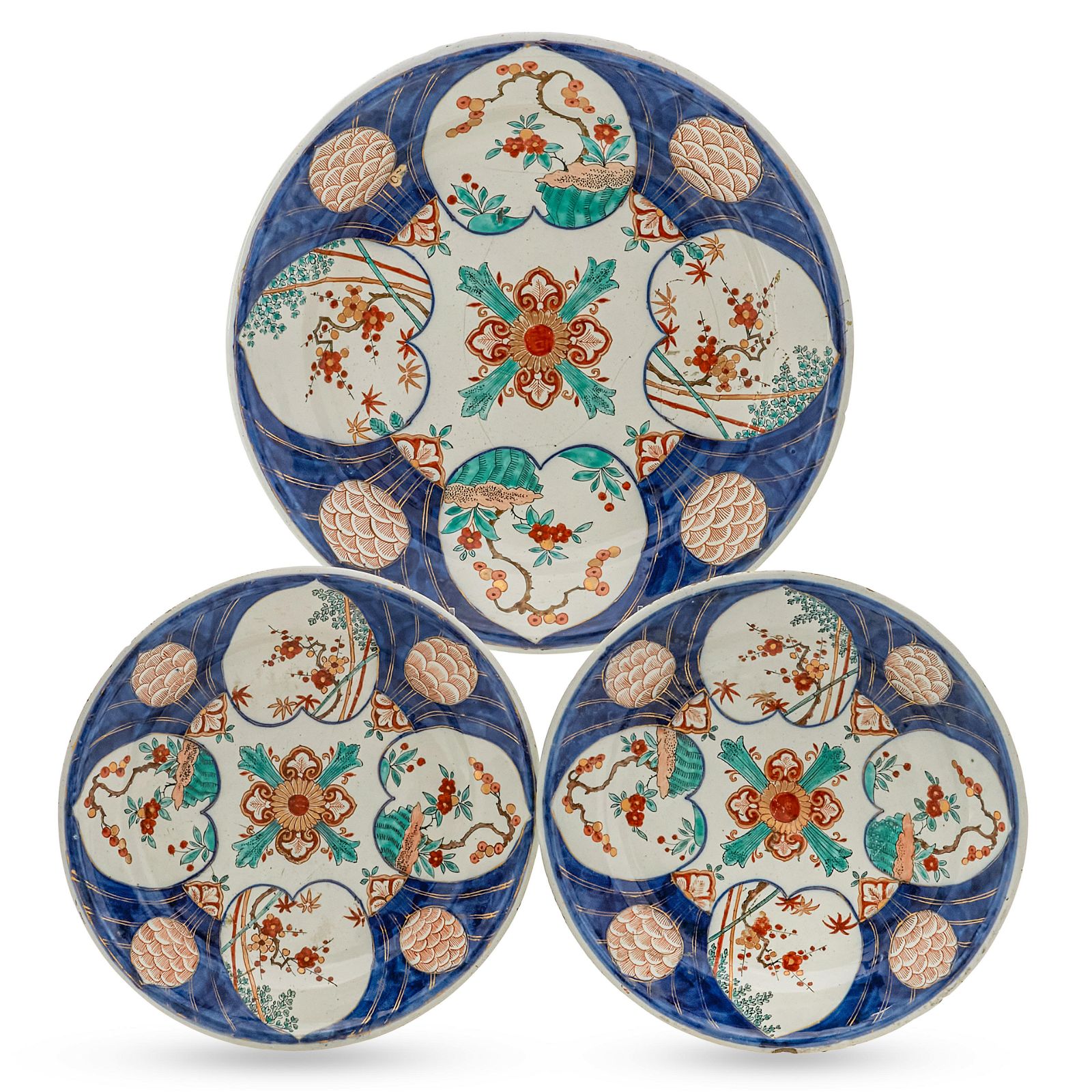 TWO DUTCH DELFT PLATES AND A