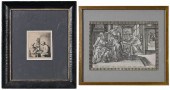 TWO DUTCH ENGRAVINGS(17th cent