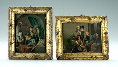 Two Dutch School paintings: