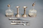 TWO DUTCH SILVER MOUNTED CUT G