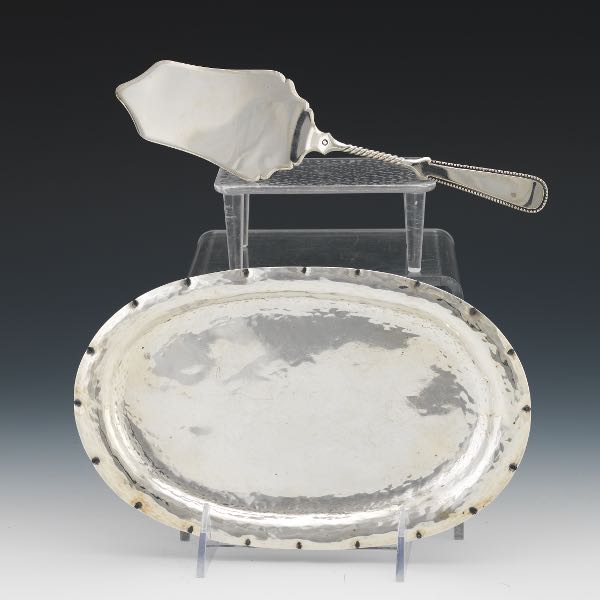 TWO DUTCH SILVER TABLE ARTICLES 