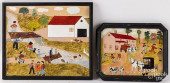TWO E. KIMMEL FARM SCENES<br>T