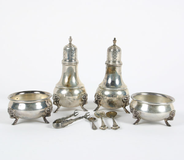 Two each Whiting sterling shakers