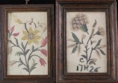 Two early 18th century woolwor