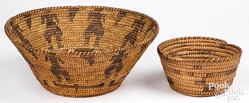 TWO EARLY 20TH C. PAPAGO INDIAN