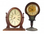 TWO EARLY 20TH C TABLE CLOCKS: