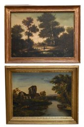 TWO EARLY 20TH CENTURY OIL ON