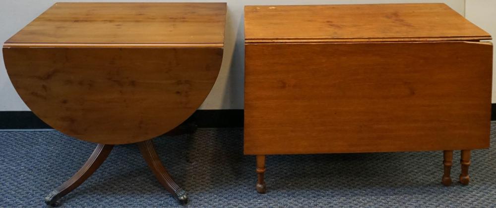 TWO EARLY AMERICAN STYLE PINE