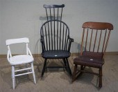 TWO EARLY AMERICAN STYLE ROCKE
