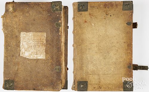 TWO EARLY BIBLESTwo German Bibles