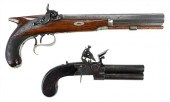 TWO EARLY BRITISH PISTOLSsaw h