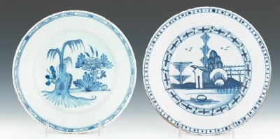 Two Early Delft Type Plates The
