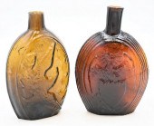 TWO EARLY FLASKS TO INCLUDE SU