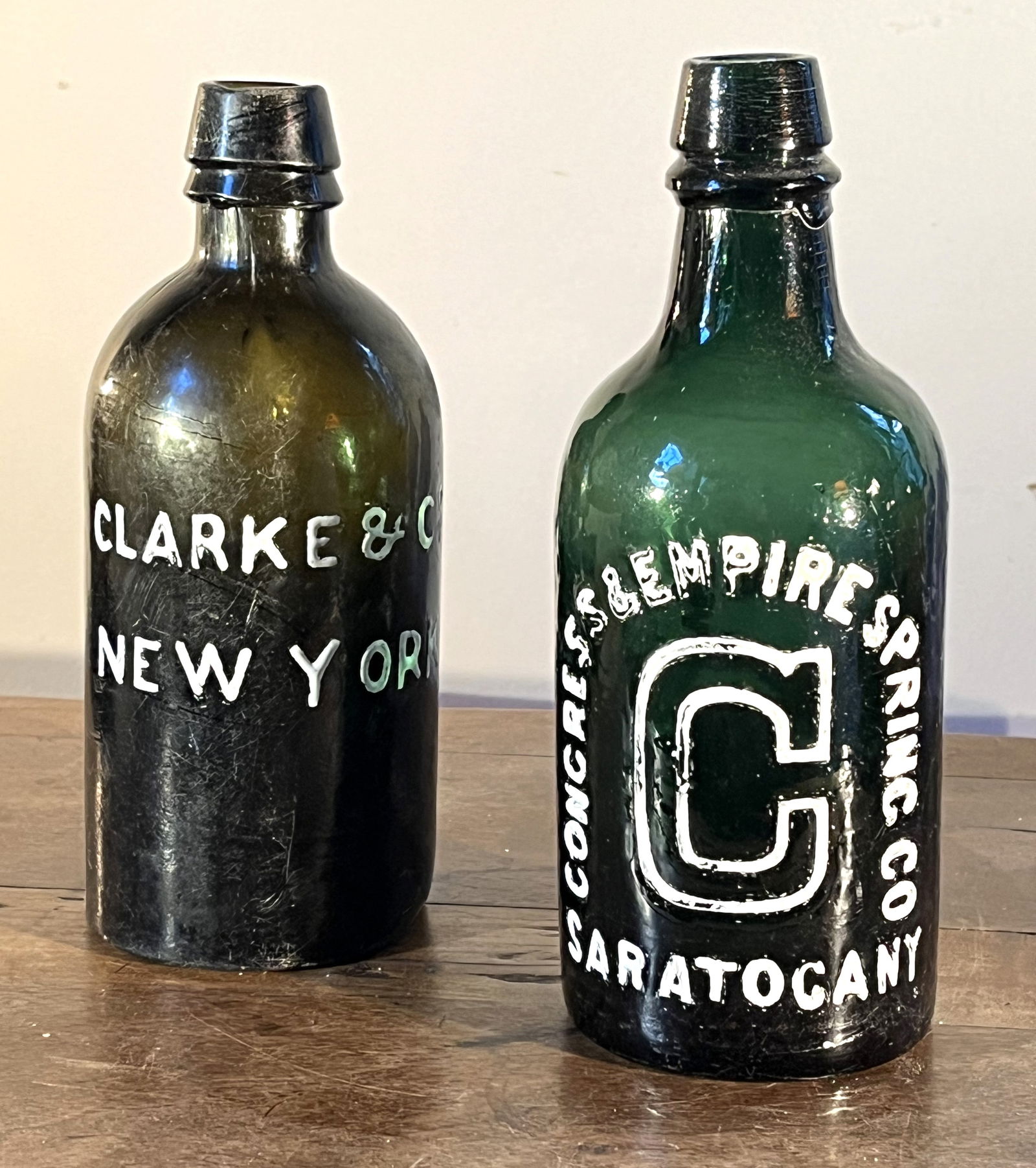 TWO EARLY MINERAL WATER
