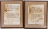 TWO EARLY RHODE ISLAND INDENTU