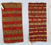 TWO EARLY ROMANIAN TEXTILE TAB